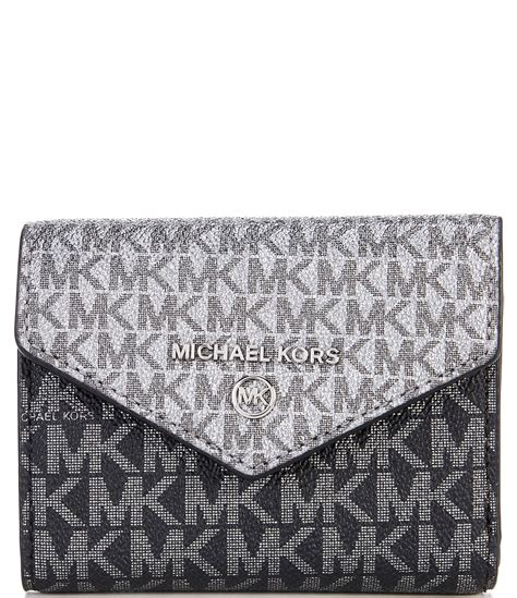 michael kors jet set wallet silver